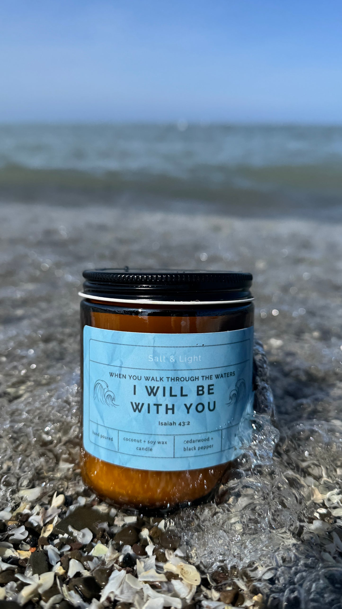 Light Blue Candle — Light of Peace